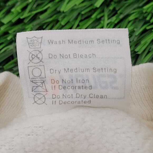 Vintage 80s Kayser University Sweatshirt Womens M 20x20 Boxy - Picture 9 of 14